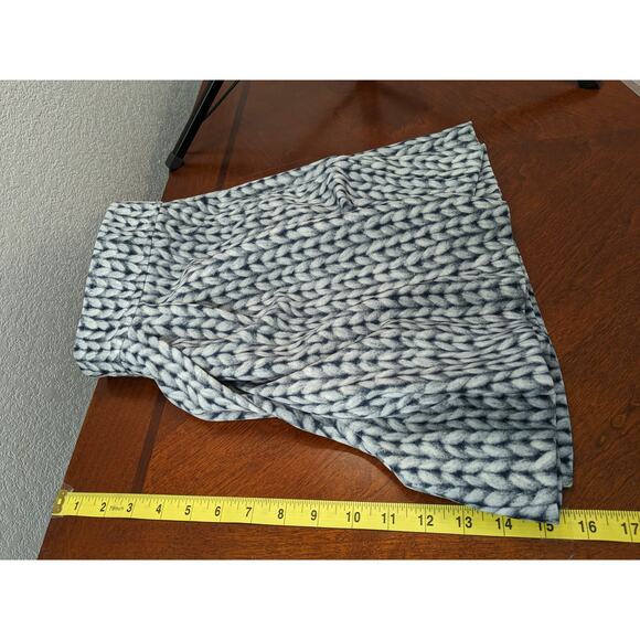 Banana Republic Skort Shorts 10 Gray Wide Leg‎ Front Banded Waist Printed Casual - Picture 6 of 9